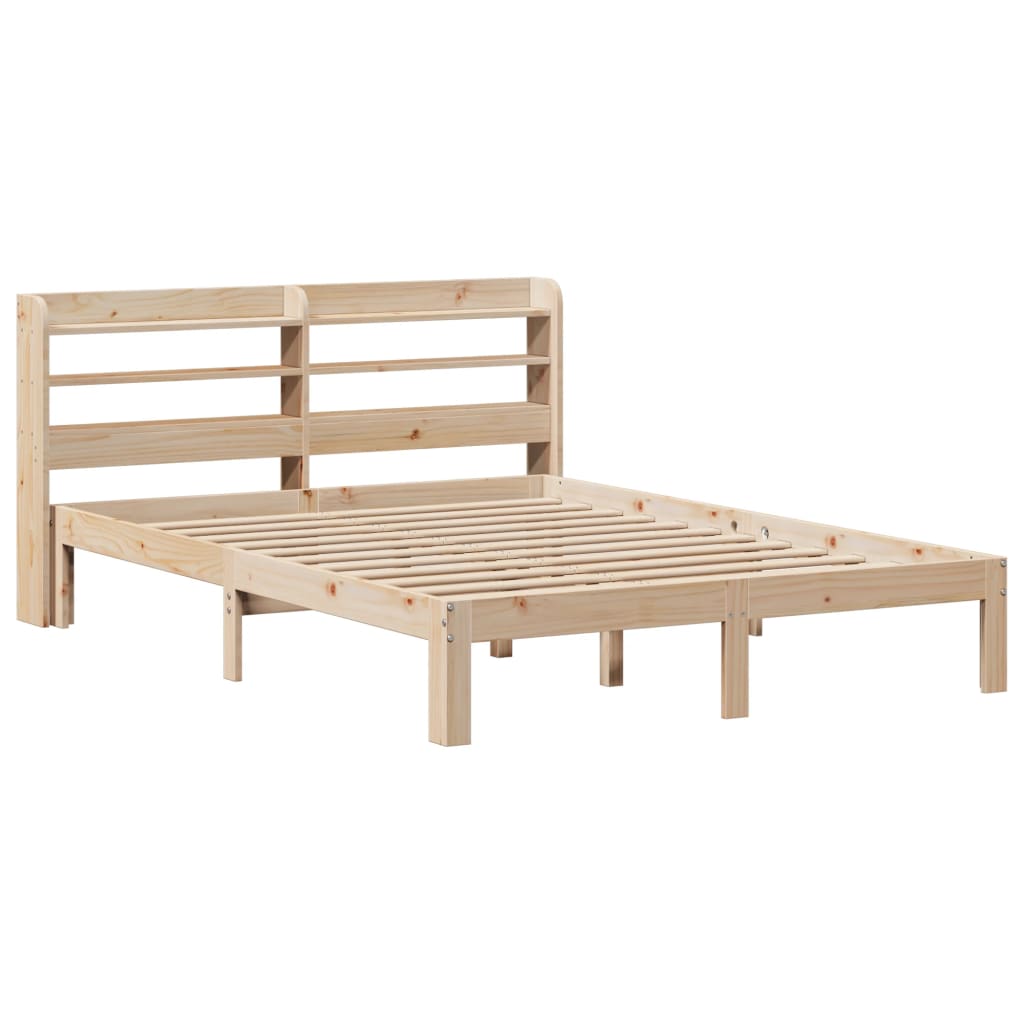 Bed Frame with Headboard without Mattress 150x200 cm King Size